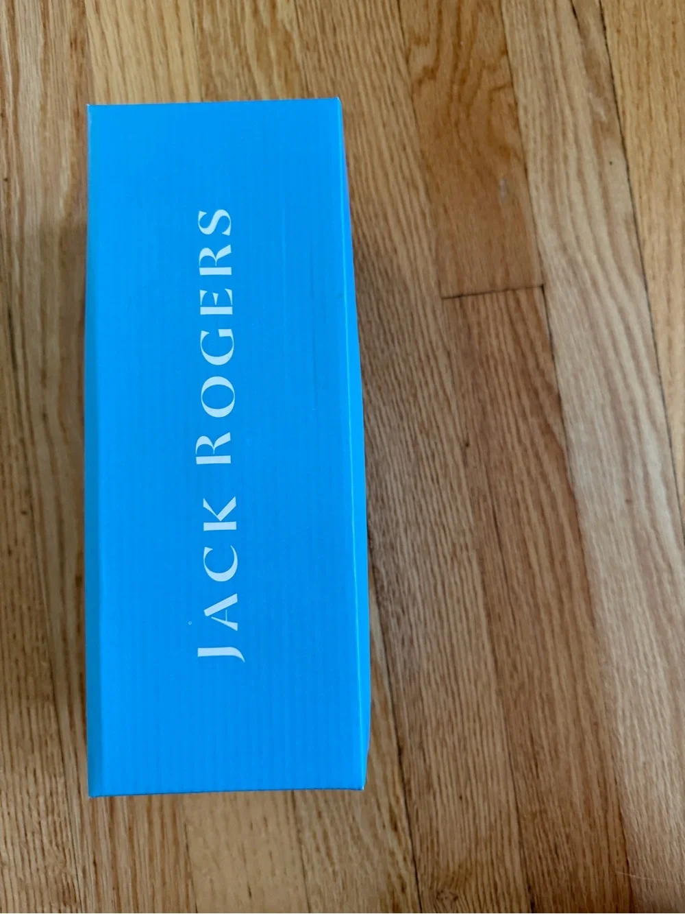 Jack Rogers shiny metallic